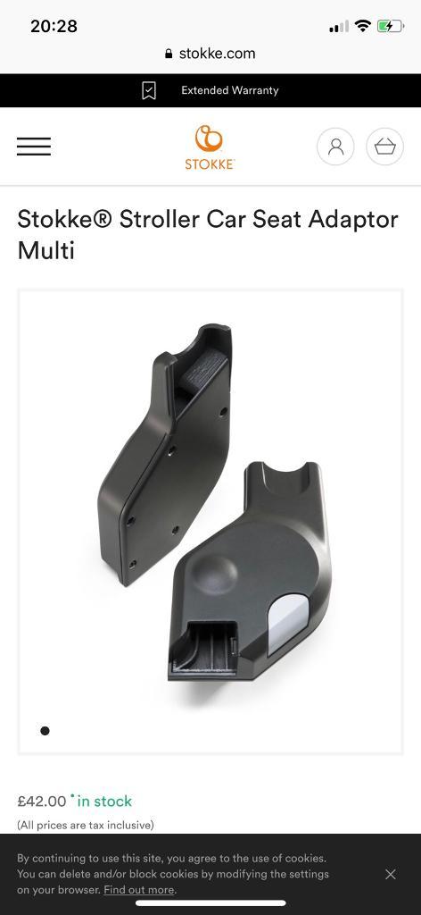 stokke xplory maxi cosi car seat adaptor